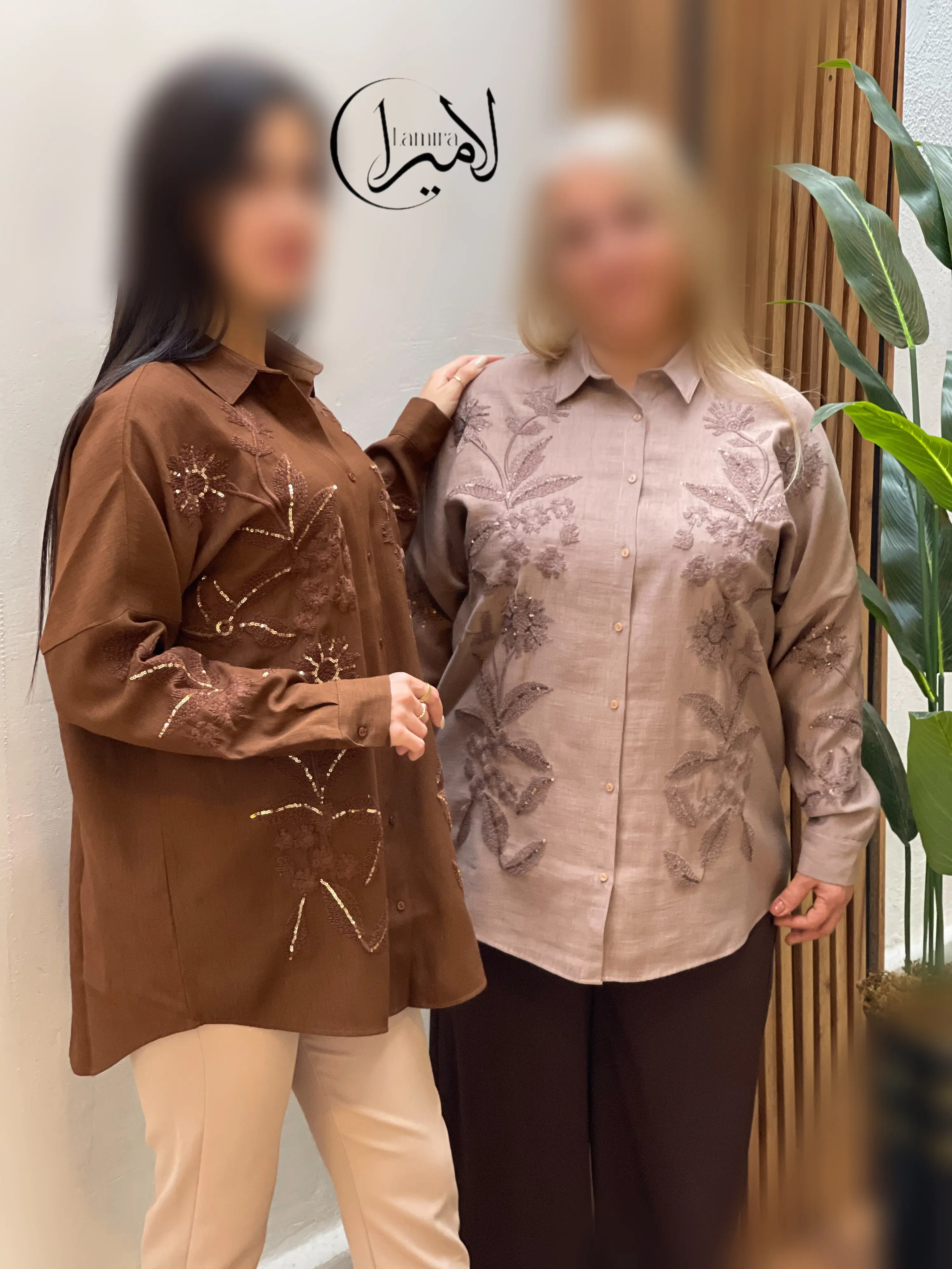 شومیز مانتویی مجلسی ترک طرح آلاله